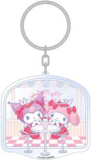 Sakami Merchandise Sanrio Acrylic Keychain Hello Kitty & Friends American Diner 6 cm