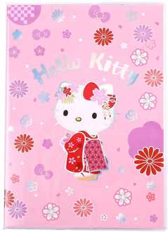 Sakami Merchandise Sanrio Notebook Hello Kitty Kimono Holographic Checkered