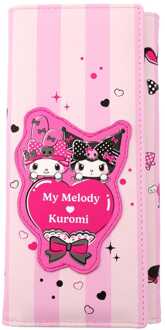 Sakami Merchandise Sanrio Pink Black Party Series Coin Purse Kuromi & My Melody