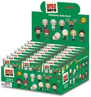Sakamoto Days 3D Foam Bag Clips Series 2 Display (24)