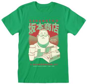 Sakamoto Days T-Shirt Greens Size XL
