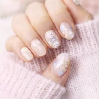 Sakura and Three-Colored Dumplings Nails Art Stickers 24 pcs