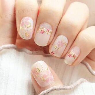 Sakura Festival Nail Art Stickers 24 pcs
