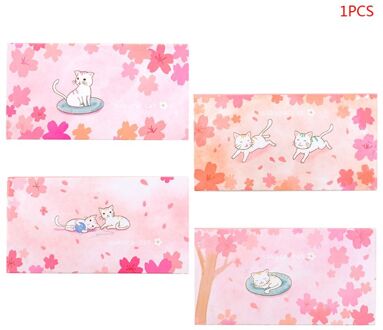 Sakura Kat Sticky Notepad Memo Pad Dagboek Herinneren Plan Schema Briefpapier Dxac Roze
