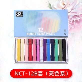 Sakura Kleur Krijt Set.12/24/48 Kleuren Zachte Gekleurde Krijt Set Professionele Schilderij Tekening Coloring Dye Art Supplies 12 kleur B