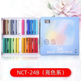Sakura Kleur Krijt Set.12/24/48 Kleuren Zachte Gekleurde Krijt Set Professionele Schilderij Tekening Coloring Dye Art Supplies 24 kleur B