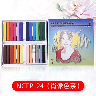 Sakura Kleur Krijt Set.12/24/48 Kleuren Zachte Gekleurde Krijt Set Professionele Schilderij Tekening Coloring Dye Art Supplies 24 kleur portrait