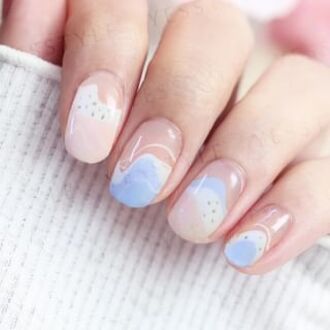 Sakura Ocean Nail Art Stickers 24 pcs