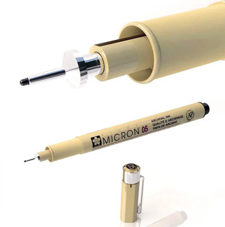 SAKURA Pigma Micron Pen drawing needle pen 003 005 1.0 01 02 03 04 05 08 Brush fine point Markers pen 10pcs sketch painting Art