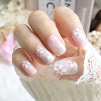 Sakura Romance Nail Art Stickers 24 pcs