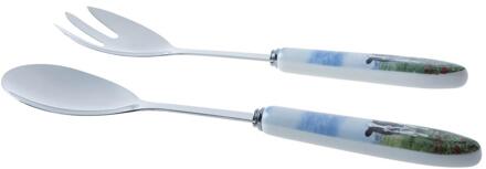 Saladebestekset Multikleur