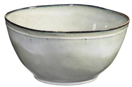 Saladeschaal Anna - Lichtgrijs - Stoneware - Ø24 cm - Leen Bakker