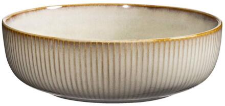 Saladeschaal Camille - - Ø22,5 Cm - Stoneware - Beige - B7.5 Cm