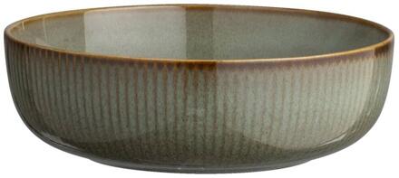 Saladeschaal Camille - - Ø22,5 Cm - Stoneware - Groen - B5.5 Cm