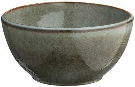 Saladeschaal Emma - /bruin - Ø22,5 Cm - Stoneware - Groen - B11 Cm
