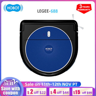 Salange Hobot 688 robot washing machine + vacuum cleaner 2 in 1 Control from the smartphone Automatic wet floor cleaning.