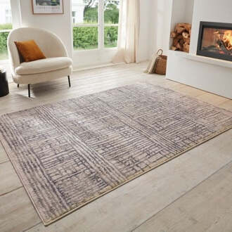 Sale: -27% | Vloerkleed Vintage Sole - Grijs 200x80cm - Polypropyleen - Dekbed-Discounter.nl Grijs,Meerkleurig - 80 x 200 cm