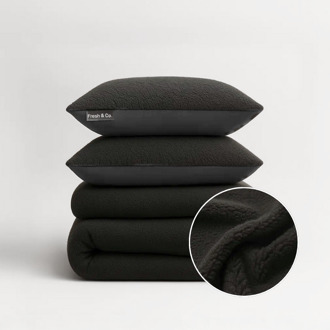 Sale: -30% | Dekbedovertrek Teddy - Antraciet - Eenpersoons (140x200 Cm) - Antraciet Microvezel Teddy - Effen - Fresh And Co - Dekbed-Discounter.nl - 140 x 200/220 cm