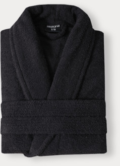 Sale: -30% | Luxe Badjas Bouclé - Grijs - Dekbed-Discounter.nl - L/XL