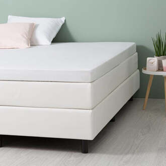 Sale: -30% | Molton Hoeslaken - Stretch - Topper - 80x200 Cm - Fresh And Co Matrasbeschermer - Dekbed-Discounter.nl