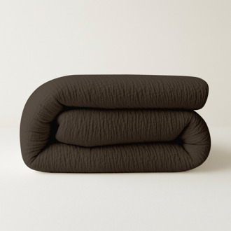 Sale: -30% | Wasbaar Easy Dekbed Zonder Overtrek - Zonder Overtrek Mousseline Bruin - Exclusief Kussensloop - 200x200 Cm (Tweepersoons) - Zydante - Dekbed-Discounter.nl