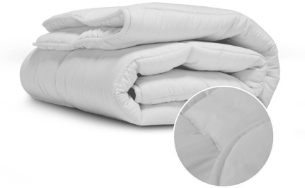 Sale: -40% | Wasbaar Easy Dekbed Zonder Overtrek - Zonder Overtrek Stone Washed Zilvergrijs - Exclusief Kussensloop - 140x200 Cm (Eenpersoons) - Zydante - Dekbed-Discounter.nl