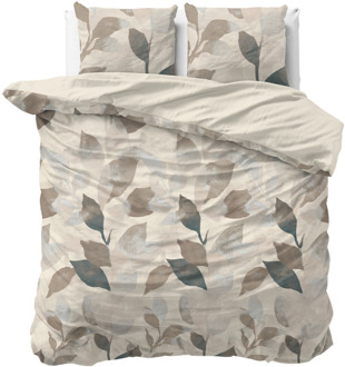 Sale: -42% | Dekbedovertrek Katoen - Edno - Lits-Jumeaux (240x220 Cm) - Meerkleurig Katoen - - Sleeptime Pure - Dekbed-Discounter.nl