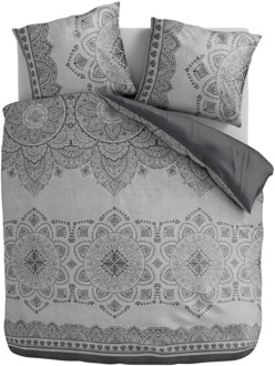 Sale: -60% | Dekbedovertrek Natural Mandala - Tweepersoons (200x200 Cm) - Meerkleurig Microvezel - - Fresh And Co - Dekbed-Discounter.nl - 200 x 200/220 cm