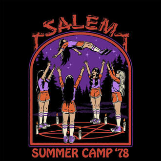 Salem Summer Camp Men's T-Shirt - Black - L - Zwart