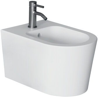 Salenzi Bidet Salenzi Form Square Glanzend Wit (exclusief kraan) Wit Chroom