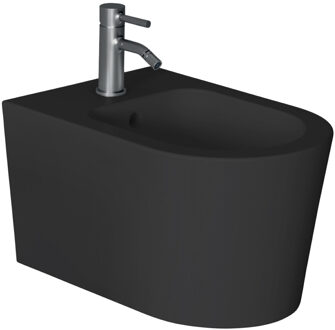 Salenzi Bidet Salenzi Form Square Mat Zwart (exclusief kraan)