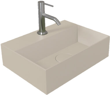 Salenzi Fontein Salenzi Spy 40x30cm Mat Beige met Clickwaste