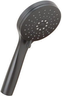 Salenzi Losse Handdouche Salenzi 3 Standen Rond 10 cm Mat Zwart