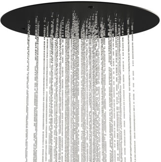 Salenzi Regendouche Salenzi Giro Inbouw 30cm Mat Zwart