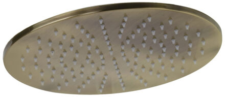 Salenzi Regendouchekop Salenzi Giro 20 cm Geborsteld Messing Goud