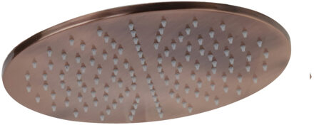 Salenzi Regendouchekop Salenzi Giro 30 cm Geborsteld Messing Koper