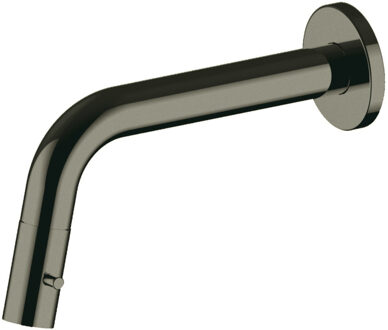 Salenzi Toiletkraan Salenzi Giro Inbouw Mengkraan Rond Glans Zwart Chroom 1 Greeps Koudwaterkraan