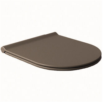 Salenzi Toiletzitting Salenzi Form Slim Mat Donkerbruin
