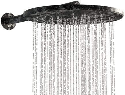 Salenzi Wandarm Marble 35 cm Black Marble OUTLET