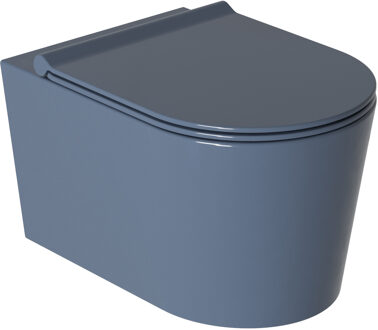 Salenzi Wandcloset Salenzi Civita Glans Blauw