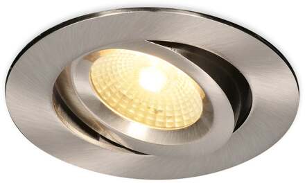 Salerno - LED Inbouwspots Badkamer IP44 Zilver