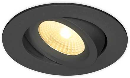 Salerno - LED Inbouwspots Badkamer IP44 Zwart