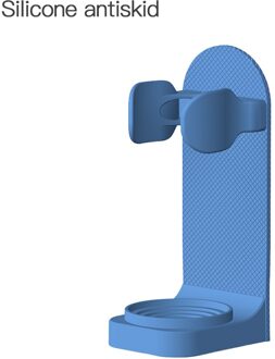 Sales 1Pc Tandenborstel Stand Rack Organizer Elektrische Tandenborstel Muur Gemonteerde Houder Ruimtebesparend Badkamer Accessoires blauw