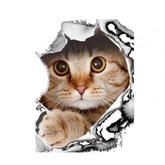 Sales! Deksel Sticker Milieuvriendelijke Toepassing Animal Patten Decoratie Dier Muur Sticker Voor Woonkamer kat