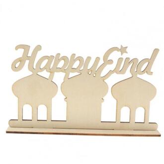 Sales! Houten Ornament Diy Verschillende Vorm Hout Decoratieve Festival Bureau Decoratie Voor Thuis