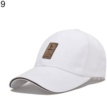 Sales! Mannen Outdoor Baseball Cap Golf Snapback Hip-Hop Casual Verstelbare Sport Hoed wit