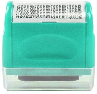 Sales Privacy Informatie Identiteit Diefstal Privacy Beveiliging Stempel Id Roller Guard groen