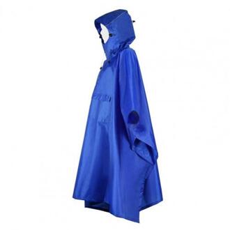 Sales! Regenjas Hooded Waterdicht Unisex Trui Regen Poncho Met Pocket Voor Bergbeklimmen blauw