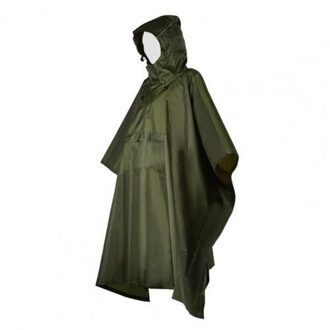 Sales! Regenjas Hooded Waterdicht Unisex Trui Regen Poncho Met Pocket Voor Bergbeklimmen leger groen