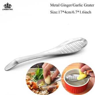 Sales rvs Gember Rasp Lepel multifunctionele Slijpen Knoflook Mini Gember Slijpen Rasp Schaafmachine Slicer Cutter